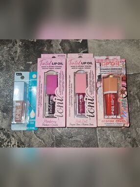 Lip Oil Bundle- Ioni Tinted Lip Oil, B Pure Lip Oil & More BNIB